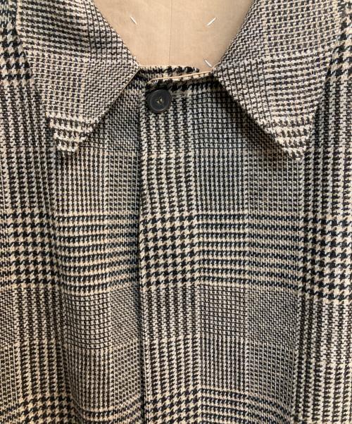 Maison Margiela（メゾンマルジェラ）Maison Margiela (メゾンマルジェラ) リバーシブルステンカラーコート ブラウン×ベージュ サイズ:40の古着・服飾アイテム