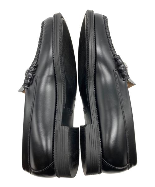 G.H.BASS（ジーエイチバス）G.H.BASS (ジーエイチバス) ホースビットローファー ブラック サイズ:US7の古着・服飾アイテム