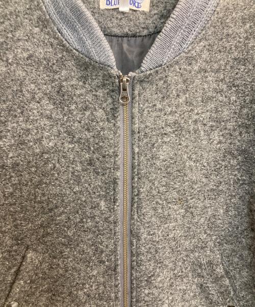 BLUE PORT（ブルーポート）BLUE PORT (ブルーポート) ウールジャケット グレー サイズ:Ｍの古着・服飾アイテム