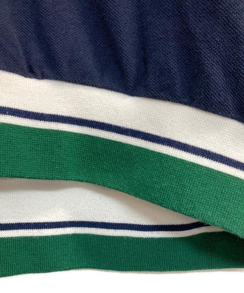 LACOSTE（ラコステ）LACOSTE (ラコステ) ドルマンスリーブスキッパーネックポロシャツ ネイビー サイズ:38の古着・服飾アイテム