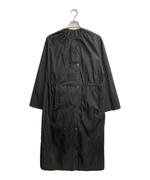 H BEAUTY&YOUTH（エイチ ビューティー&ユース）H BEAUTY&YOUTH (エイチ ビューティー&ユース) SHEER NYLON COAT DRESS ブラック サイズ:MEDIUMの古着・服飾アイテム