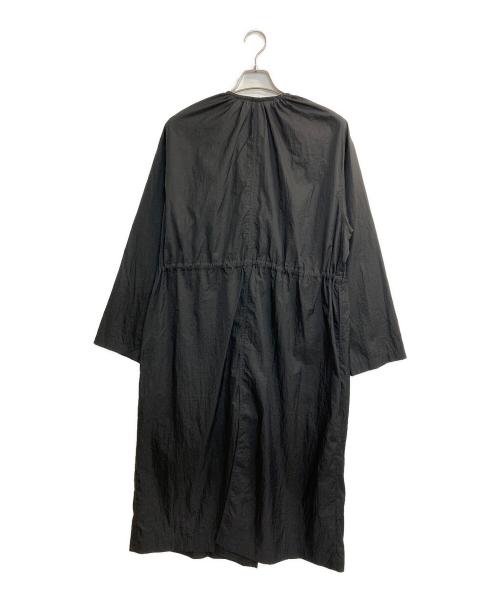 H BEAUTY&YOUTH（エイチ ビューティー&ユース）H BEAUTY&YOUTH (エイチ ビューティー&ユース) SHEER NYLON COAT DRESS ブラック サイズ:MEDIUMの古着・服飾アイテム