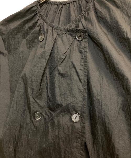 H BEAUTY&YOUTH（エイチ ビューティー&ユース）H BEAUTY&YOUTH (エイチ ビューティー&ユース) SHEER NYLON COAT DRESS ブラック サイズ:MEDIUMの古着・服飾アイテム
