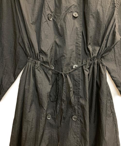 H BEAUTY&YOUTH（エイチ ビューティー&ユース）H BEAUTY&YOUTH (エイチ ビューティー&ユース) SHEER NYLON COAT DRESS ブラック サイズ:MEDIUMの古着・服飾アイテム