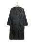 H BEAUTY&YOUTH（エイチ ビューティー&ユース）の古着「SHEER NYLON COAT DRESS」｜ブラック
