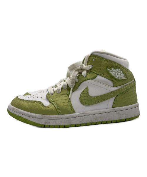 NIKE（ナイキ）NIKE (ナイキ) ハイカットスニーカー グリーン×ホワイト サイズ:23.5cmの古着・服飾アイテム