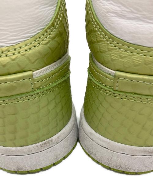 NIKE（ナイキ）NIKE (ナイキ) ハイカットスニーカー グリーン×ホワイト サイズ:23.5cmの古着・服飾アイテム