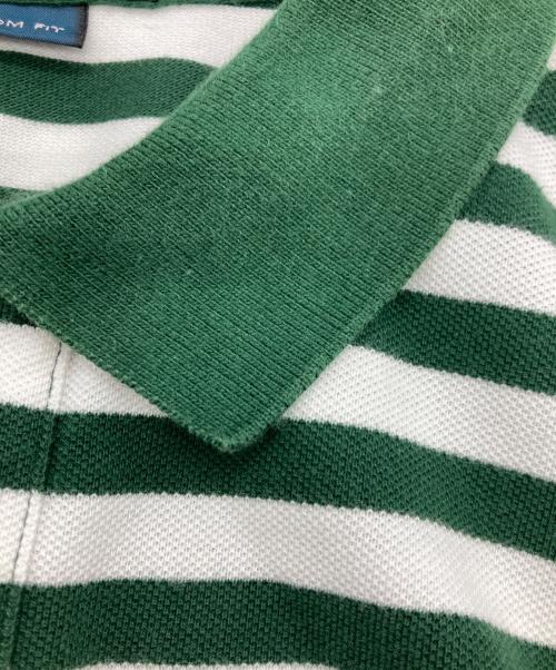 POLO RALPH LAUREN（ポロ・ラルフローレン）POLO RALPH LAUREN (ポロ・ラルフローレン) ビッグポニーボーダーポロシャツ グリーン サイズ:ＸＬの古着・服飾アイテム