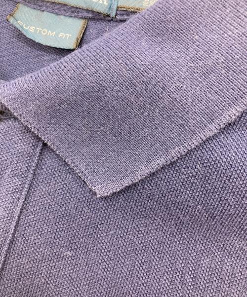 POLO RALPH LAUREN（ポロ・ラルフローレン）POLO RALPH LAUREN (ポロ・ラルフローレン) ビッグポニーボーダーポロシャツ ネイビー サイズ:XLの古着・服飾アイテム