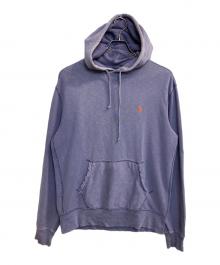 POLO RALPH LAUREN（ポロ・ラルフローレン）の古着「フレンチテリーポニーフーディー」｜パープル