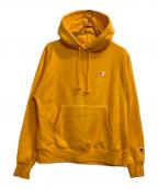 Championチャンピオン）の古着「REVERSE WEAVE SWEAT PARKA/リバースウィーブ スウェットパーカー」｜イエロー