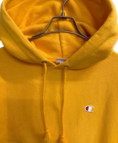 Champion（チャンピオン）Champion (チャンピオン) REVERSE WEAVE SWEAT PARKA/リバースウィーブ スウェットパーカー イエロー サイズ:MEDIUMの古着・服飾アイテム