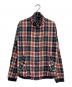FRED PERRY（フレッドペリー）の古着「チェックシャツブルゾン」｜レッド