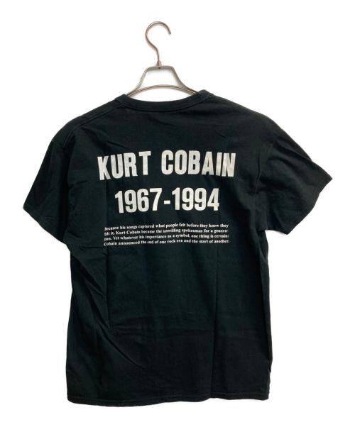 Hanes（ヘインズ）Hanes (ヘインズ) kurt cobain Tee ブラック サイズ:Lの古着・服飾アイテム