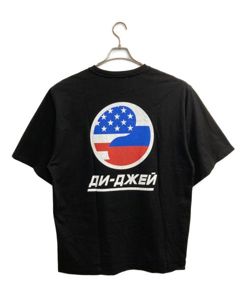 Gosha Rubchinskiy（ゴーシャラブチンスキー）Gosha Rubchinskiy (ゴーシャラブチンスキー) 国旗陰陽Tee ブラック サイズ:Sの古着・服飾アイテム