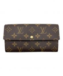 LOUIS VUITTON（ルイ ヴィトン）の古着「長財布」｜ブラウン