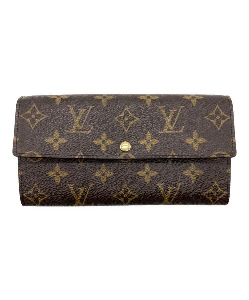 LOUIS VUITTON（ルイ ヴィトン）LOUIS VUITTON (ルイ ヴィトン) 長財布 ブラウンの古着・服飾アイテム
