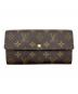 LOUIS VUITTON（ルイ ヴィトン）の古着「長財布」｜ブラウン
