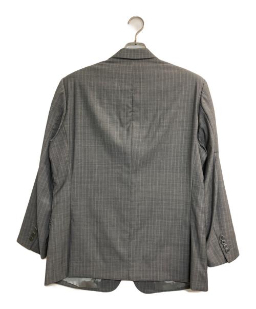 VERSACE COLLECTION（ヴェルサーチ コレクション）VERSACE COLLECTION (ヴェルサーチ コレクション) ストライプ2Bスーツ グレー サイズ:52の古着・服飾アイテム
