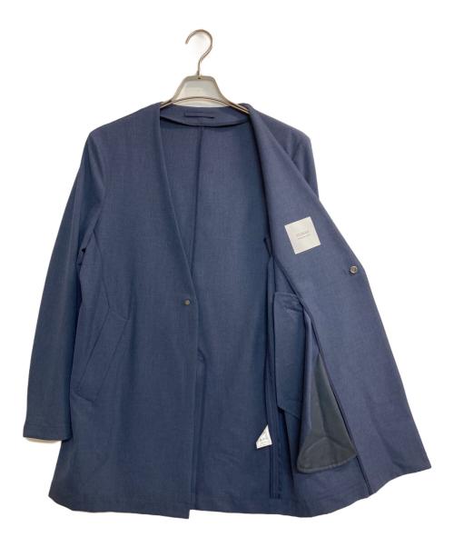 STUDIOUS（ステュディオス）STUDIOUS (ステュディオス) プレミアムセラミカノーカラーコート ネイビー サイズ:1の古着・服飾アイテム