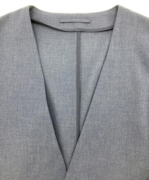 STUDIOUS（ステュディオス）STUDIOUS (ステュディオス) プレミアムセラミカノーカラーコート ネイビー サイズ:1の古着・服飾アイテム