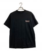 BALENCIAGAバレンシアガ）の古着「キャンペーンロゴプリントTシャツ」｜ブラック