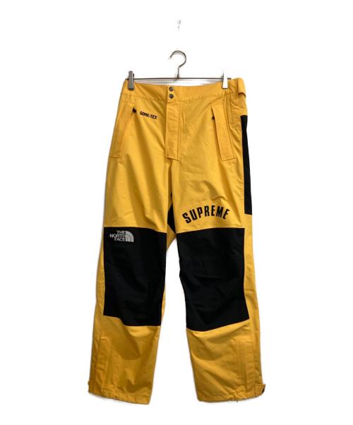 SUPREME（シュプリーム）SUPREME (シュプリーム) THE NORTH FACE (ザ ノース フェイス) Arc Logo Mountain Pant イエロー×ブラック サイズ:Ｓの古着・服飾アイテム
