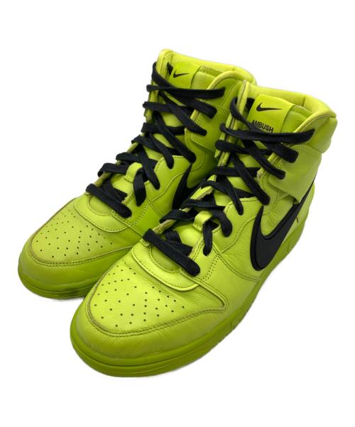 NIKE（ナイキ）NIKE (ナイキ) AMBUSH (アンブッシュ) ハイカットスニーカー ライムイエロー サイズ:US9.5の古着・服飾アイテム