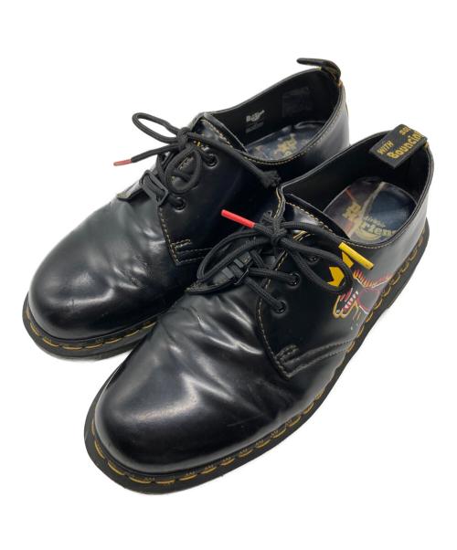 Dr.Martens（ドクターマーチン）Dr.Martens (ドクターマーチン) ペイント3ホールシューズ ブラック サイズ:26.5㎝の古着・服飾アイテム