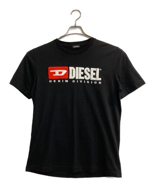 DIESEL（ディーゼル）DIESEL (ディーゼル) ロゴTシャツ ブラック サイズ:Lの古着・服飾アイテム