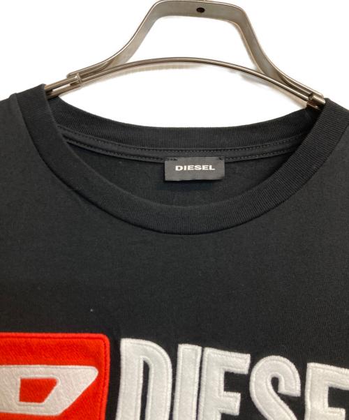 DIESEL（ディーゼル）DIESEL (ディーゼル) ロゴTシャツ ブラック サイズ:Lの古着・服飾アイテム