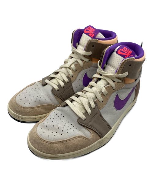 NIKE（ナイキ）NIKE (ナイキ) Air Jordan 1 High Zoom CMFT 2 ベージュ×パープル サイズ:US10.5の古着・服飾アイテム