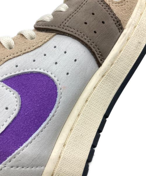 NIKE（ナイキ）NIKE (ナイキ) Air Jordan 1 High Zoom CMFT 2 ベージュ×パープル サイズ:US10.5の古着・服飾アイテム