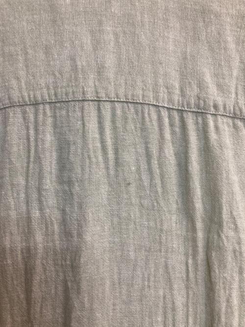 HAGGAR（ハガー）HAGGAR (ハガー) LINEN S/S SHIRTS　リネンＳ/Ｓシャツ グリーン サイズ:ＸＸＬ　の古着・服飾アイテム