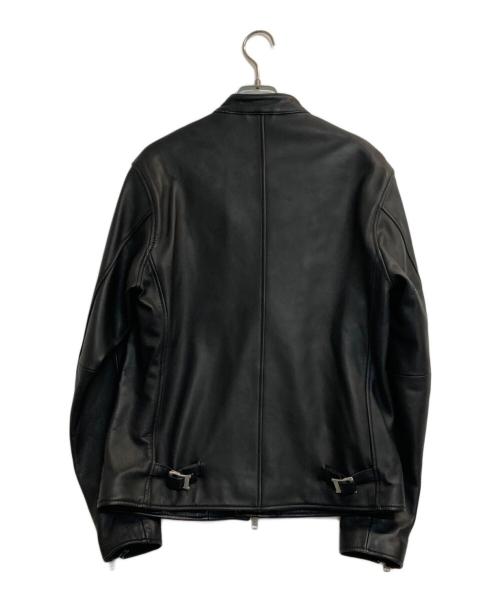 JOURNAL STANDARD（ジャーナルスタンダード）JOURNAL STANDARD (ジャーナルスタンダード) シープレザーシングルライダースジャケット ブラック サイズ:Ⅼの古着・服飾アイテム
