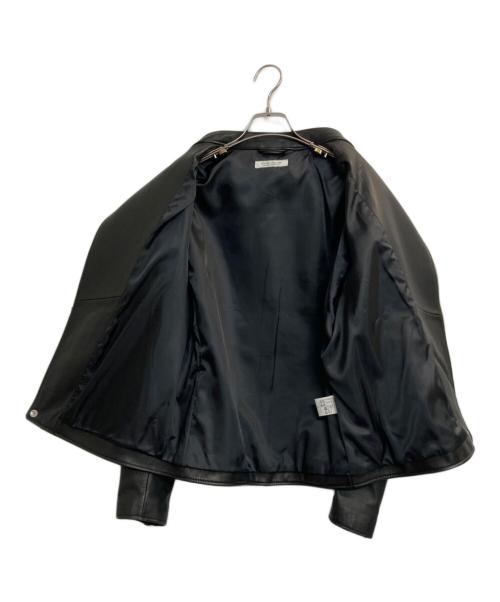 JOURNAL STANDARD（ジャーナルスタンダード）JOURNAL STANDARD (ジャーナルスタンダード) シープレザーシングルライダースジャケット ブラック サイズ:Ⅼの古着・服飾アイテム