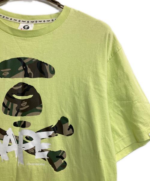 A BATHING APE（アベイシングエイプ）A BATHING APE (アベイシングエイプ) Tシャツ グリーン サイズ:ＸＬの古着・服飾アイテム