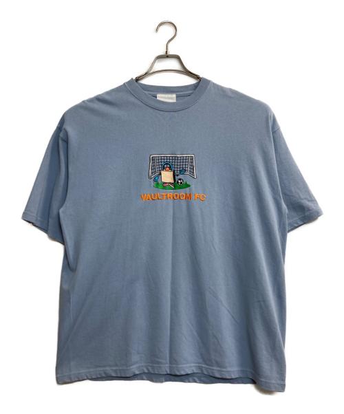 vault room（ボルトルーム）VAULT ROOM (ボルトルーム) VAULT ROOM FC Tシャツ ブルー サイズ:ＸＬの古着・服飾アイテム