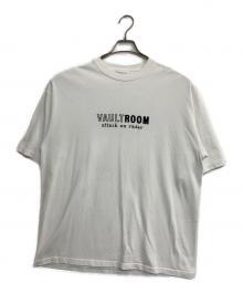 vault room（ボルトルーム）の古着「ロゴ刺繍Tシャツ」｜ホワイト
