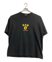 vault room（ボルトルーム）の古着「BAN 刺繍Tシャツ」｜ブラック