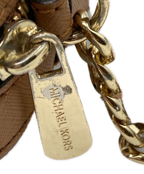 MICHAEL KORS（マイケルコース）MICHAEL KORS (マイケルコース) ミニショルダーバッグ ベージュの古着・服飾アイテム