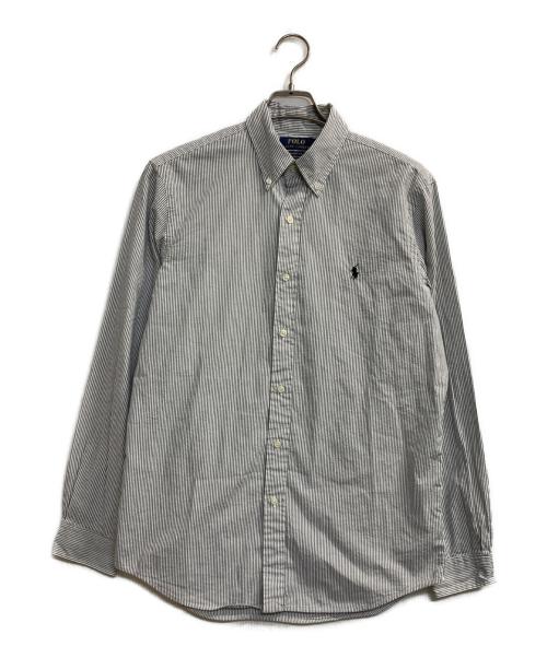 POLO RALPH LAUREN（ポロ・ラルフローレン）POLO RALPH LAUREN (ポロ・ラルフローレン) ボタンダウンシャツ グレー サイズ:Ｍの古着・服飾アイテム