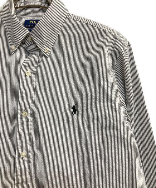 POLO RALPH LAUREN（ポロ・ラルフローレン）POLO RALPH LAUREN (ポロ・ラルフローレン) ボタンダウンシャツ グレー サイズ:Ｍの古着・服飾アイテム