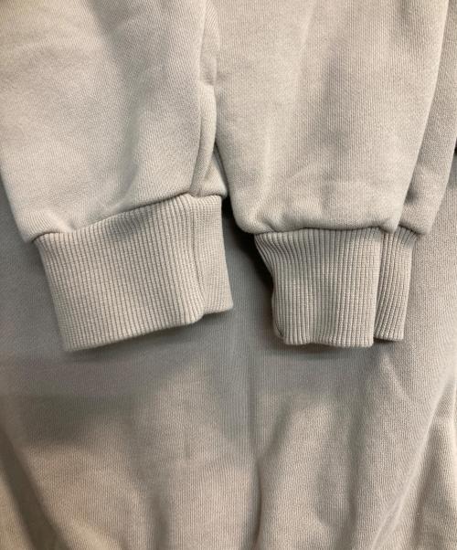 X-GIRL（エックスガール）X-girl (エックスガール) PREP LOGO HALF ZIP SWEAT TOP ベージュ サイズ:Mの古着・服飾アイテム