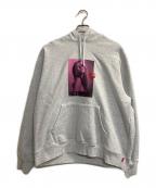 SUPREMEシュプリーム）の古着「Kate Moss Hooded Sweatshirt」｜グレー