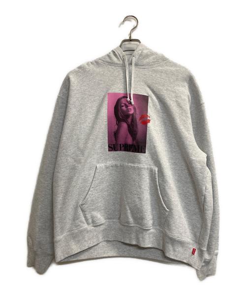 SUPREME（シュプリーム）SUPREME (シュプリーム) Kate Moss Hooded Sweatshirt グレー サイズ:Ｌの古着・服飾アイテム