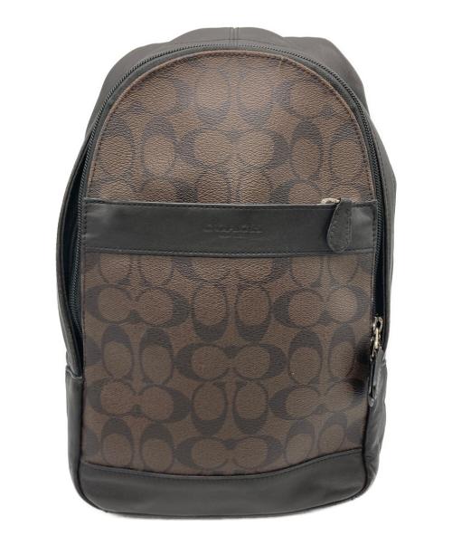 COACH（コーチ）COACH (コーチ) ボディーバッグ ブラック×ブラウンの古着・服飾アイテム