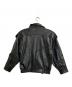 ZARA (ザラ) フェイクレザージャケット ブラック サイズ:ＸＳ：5000円