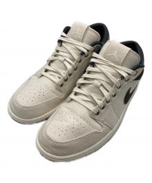 NIKE（ナイキ）の古着「Air Jordan 1 Low/ハイカットスニーカー」｜ブラウン×アイボリー