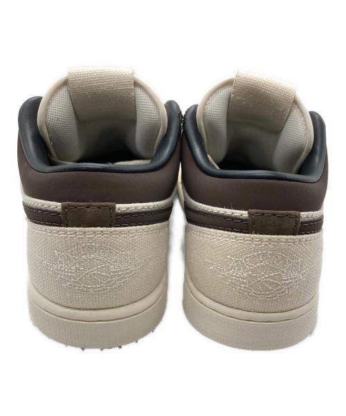 NIKE（ナイキ）NIKE (ナイキ) Air Jordan 1 Low/ハイカットスニーカー ブラウン×アイボリー サイズ:US9.5の古着・服飾アイテム